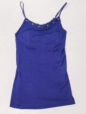 American Rag Violet Storm Cami Tank Top NWT Size XS, Sequin V-Neck